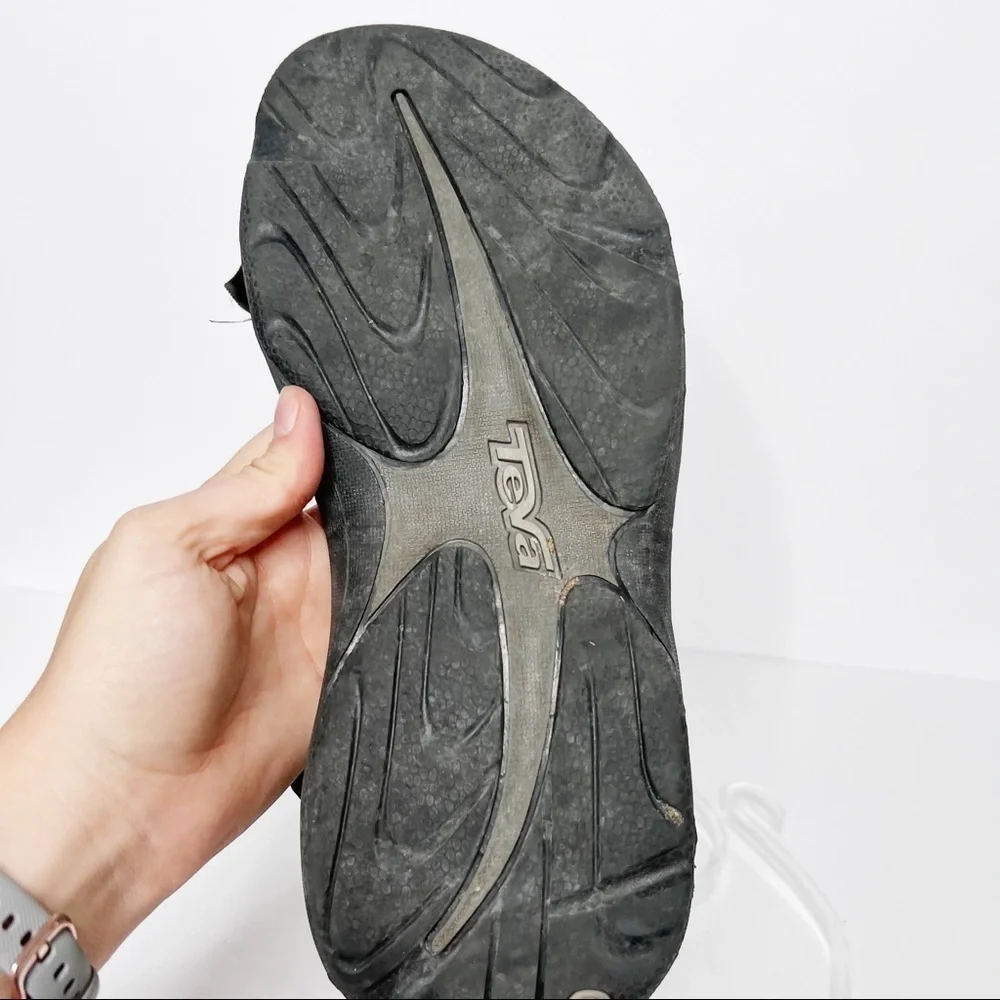Teva Black Men’s Outdoor Sandals Water Shoes Size 12